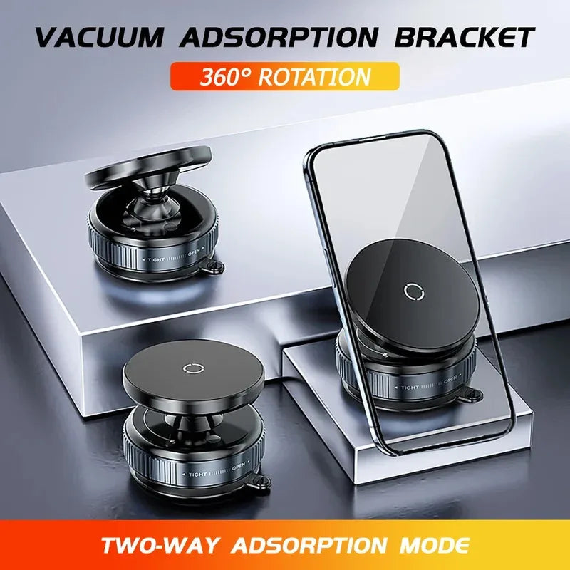 Magnetic Vacuum Car Phone Holder
