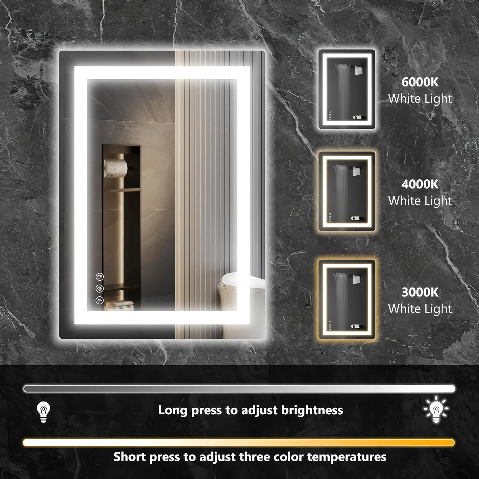 Smart Demist Bathroom Mirror