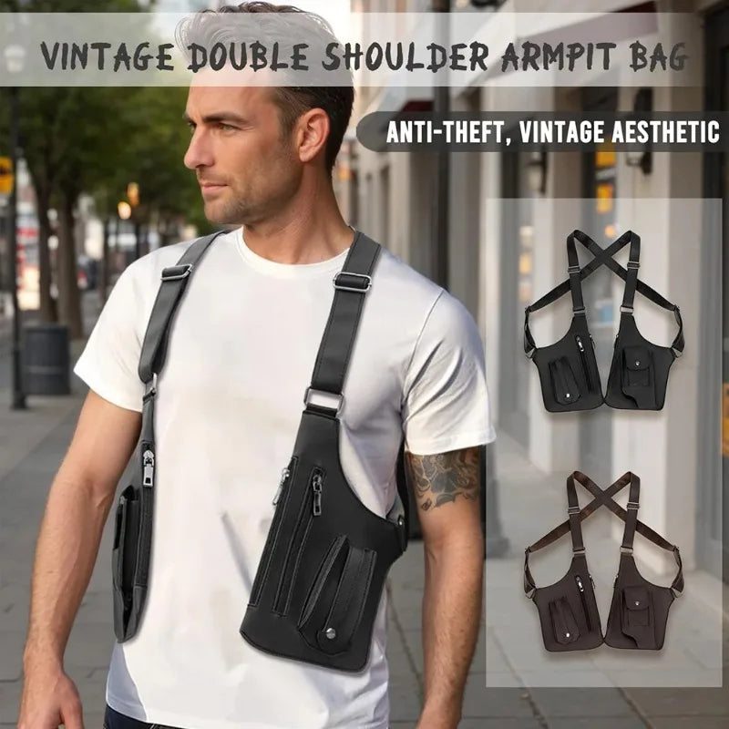 Adjustable Strap Holster Vest Bag