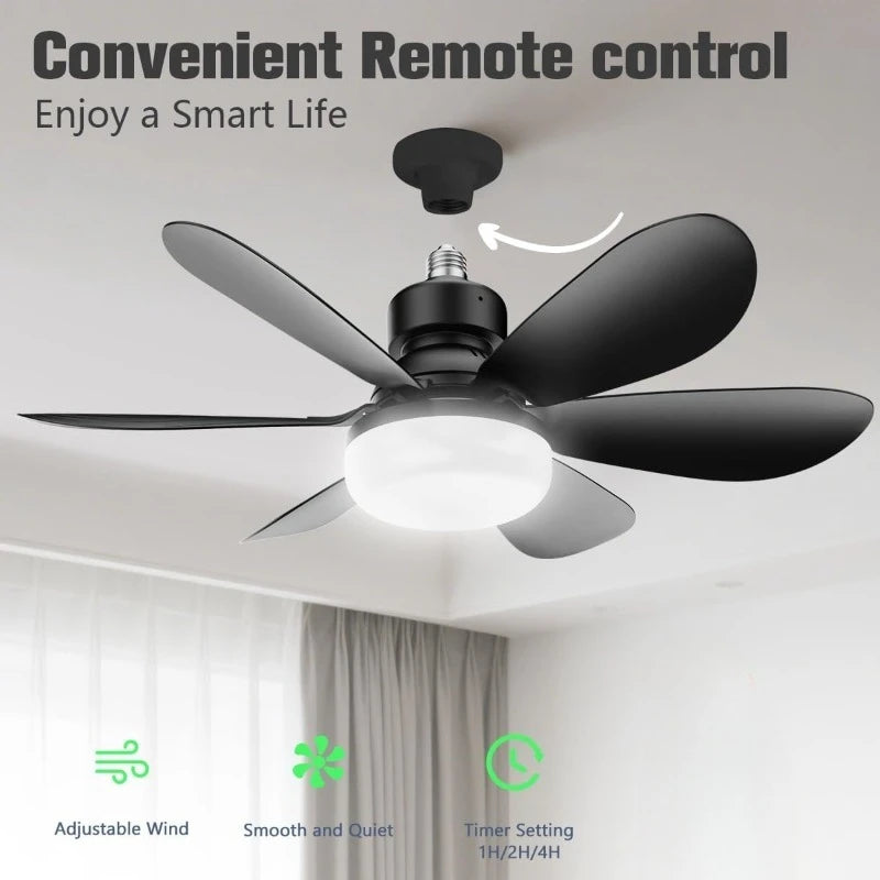 LED 40W Ceiling Fan E27 Light
