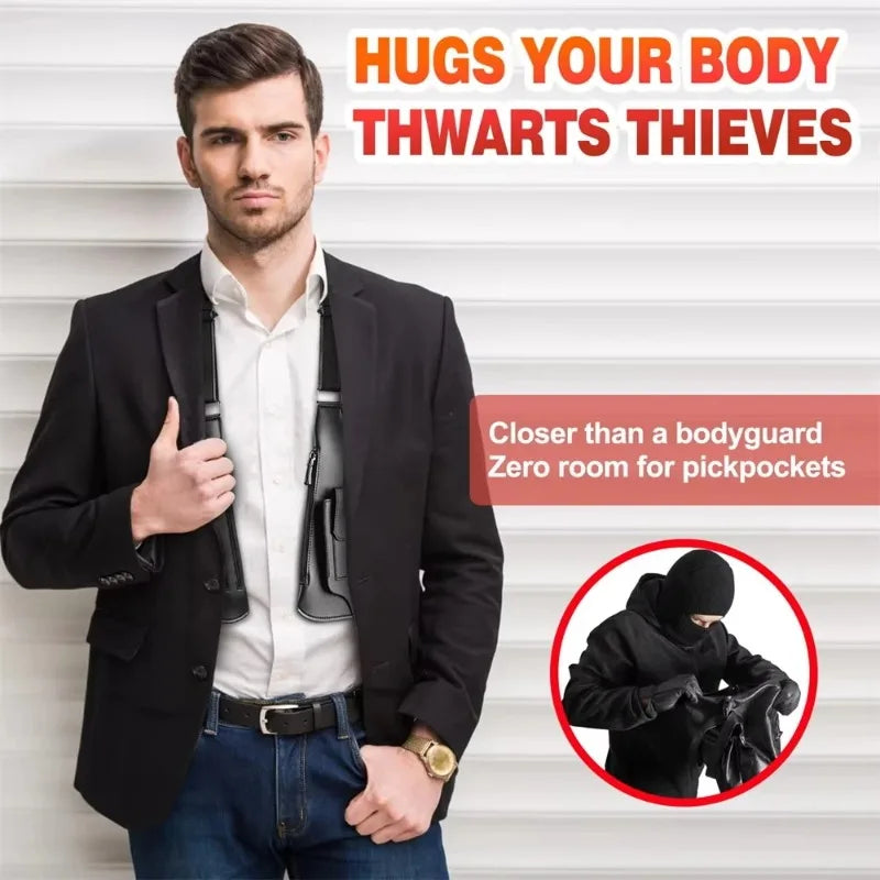 Adjustable Strap Holster Vest Bag