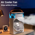 3-In-1 Portable LED Air Cooler