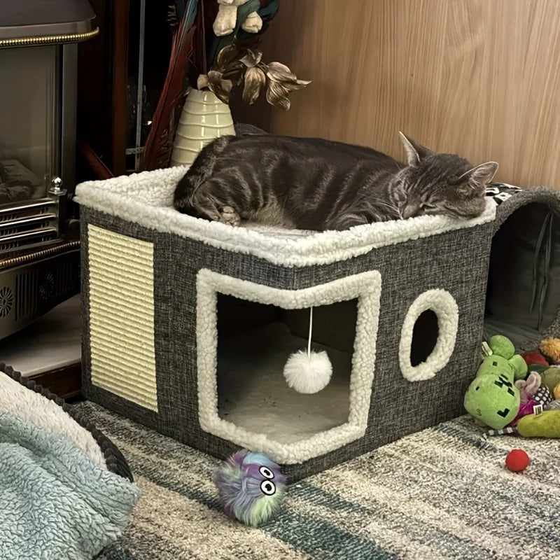 4-Season Multi-Level Cat House