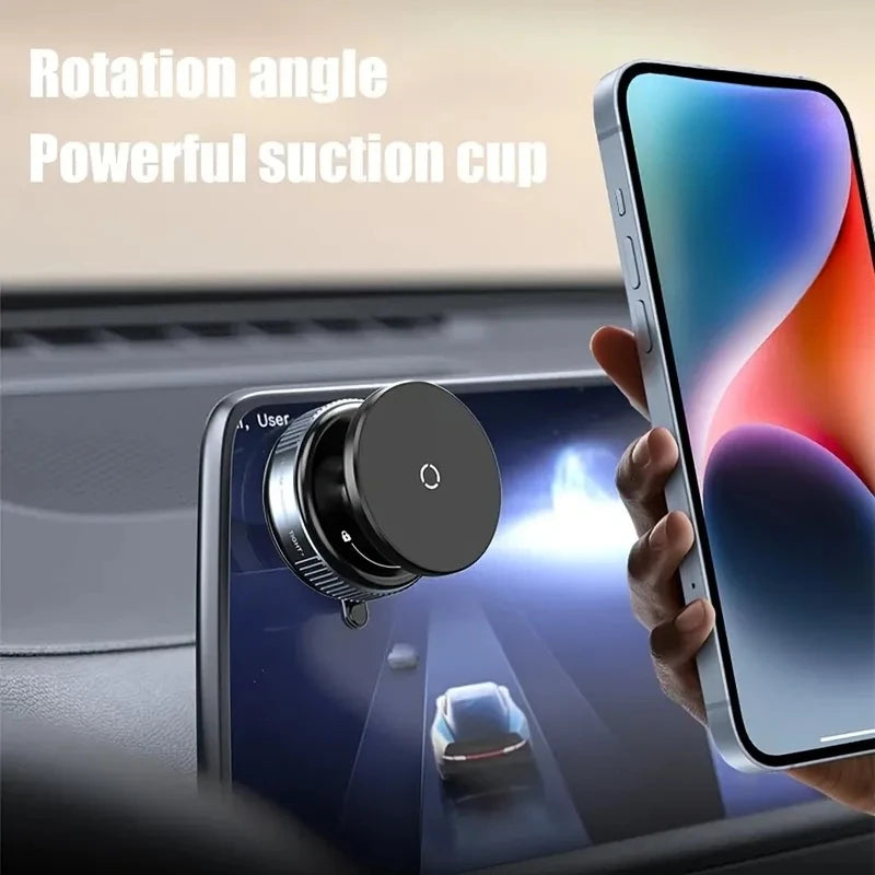 Magnetic Vacuum Car Phone Holder