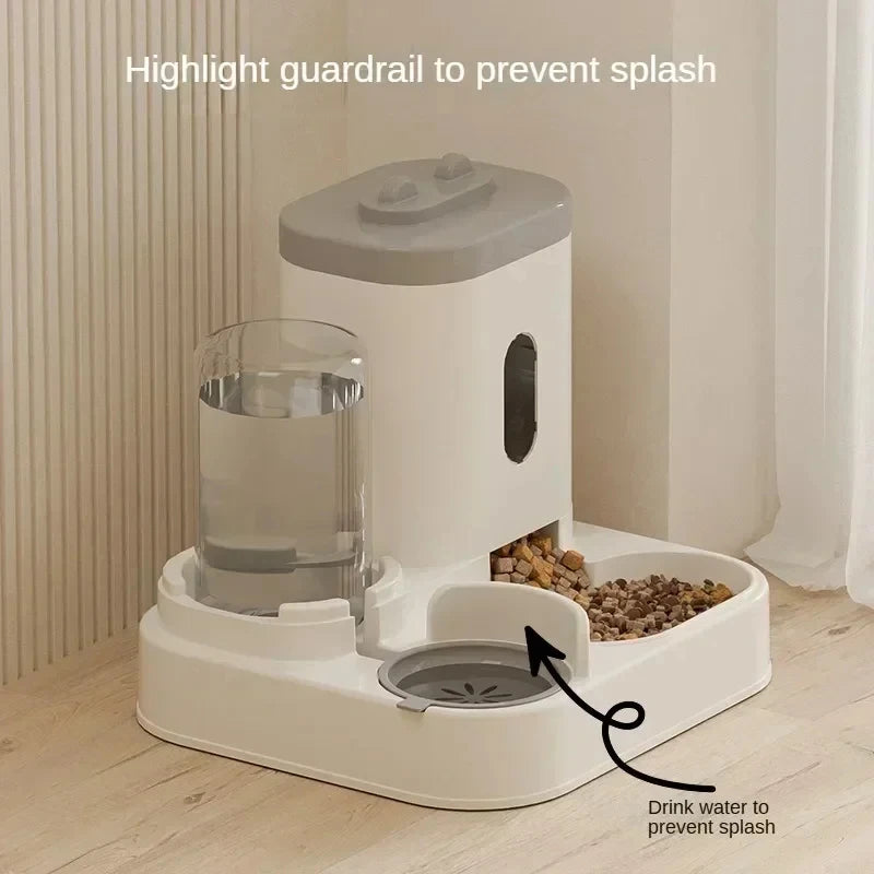 2-In-1 Cat Food & Water Dispenser
