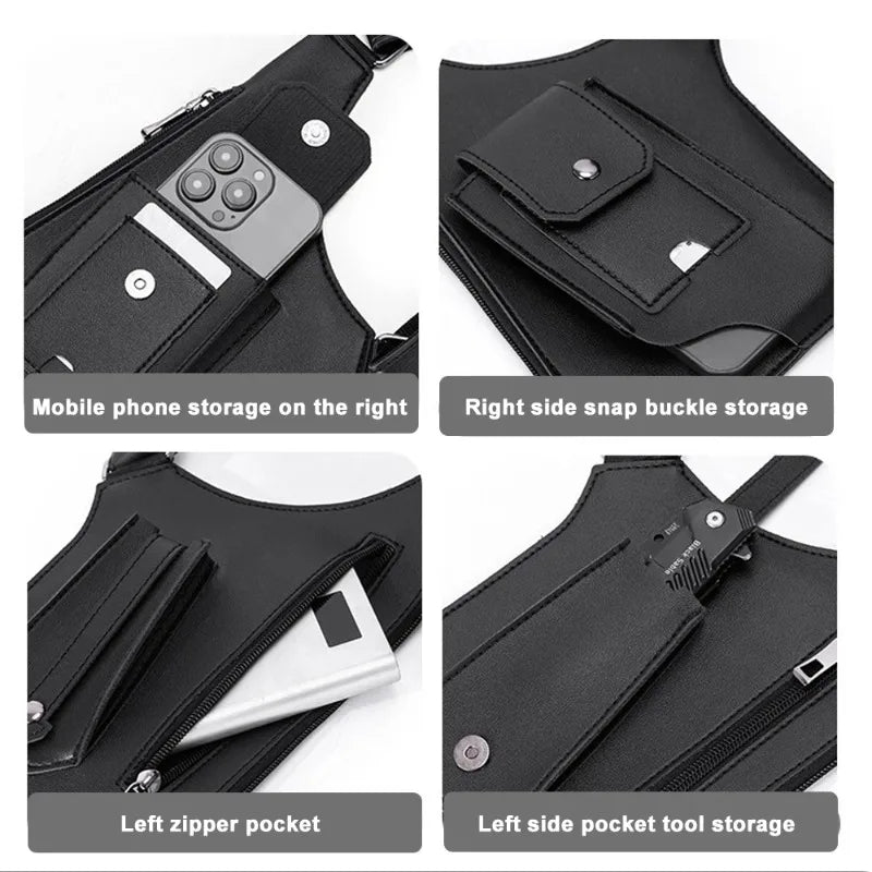 Adjustable Strap Holster Vest Bag