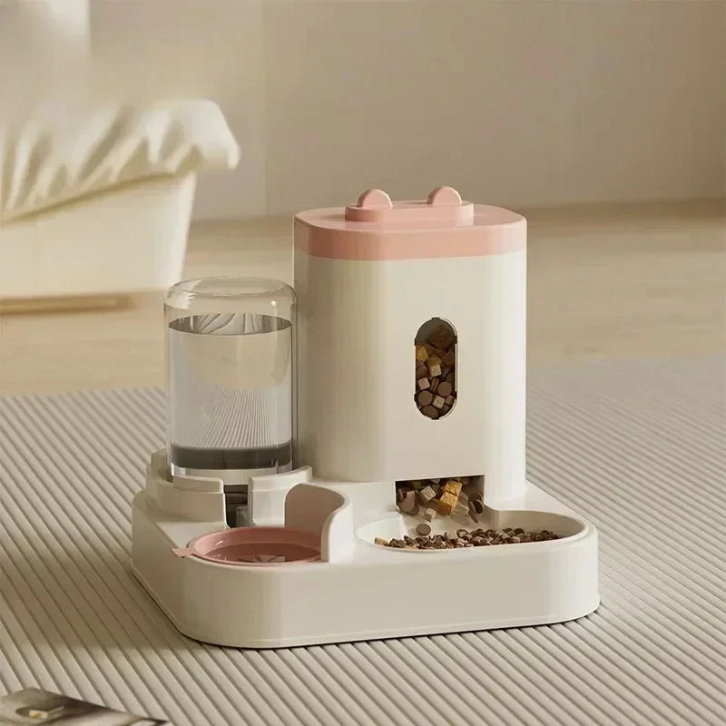 2-In-1 Cat Food & Water Dispenser