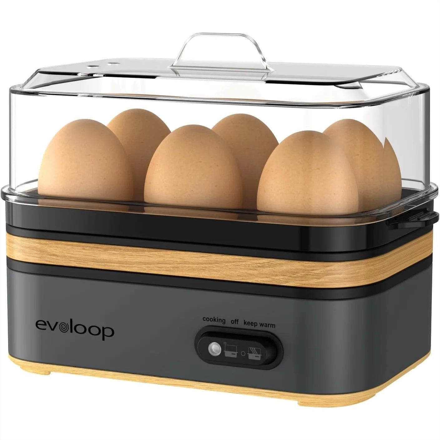 Rapid Egg Cooker 6 Eggs Capacity