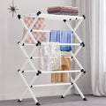 Retractable Floor Clothes Rack