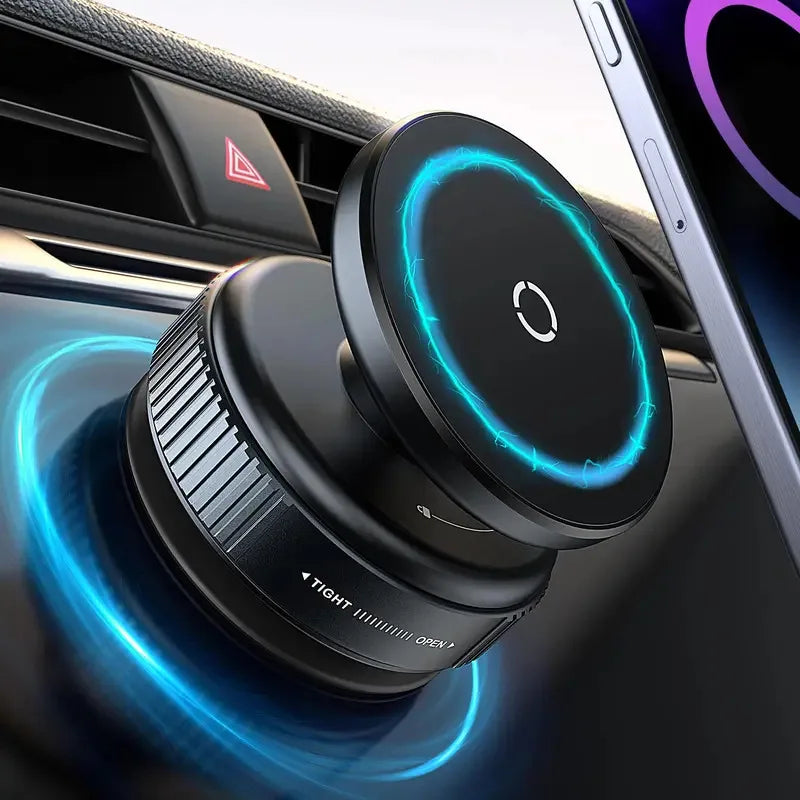 Magnetic Vacuum Car Phone Holder